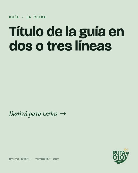 Plantilla Carrusel